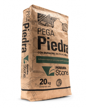 Pega piedra perdura 